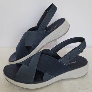 EASY SPIRIT Daimiel3 Textile Sandals- Navy color- Women's Size 9M